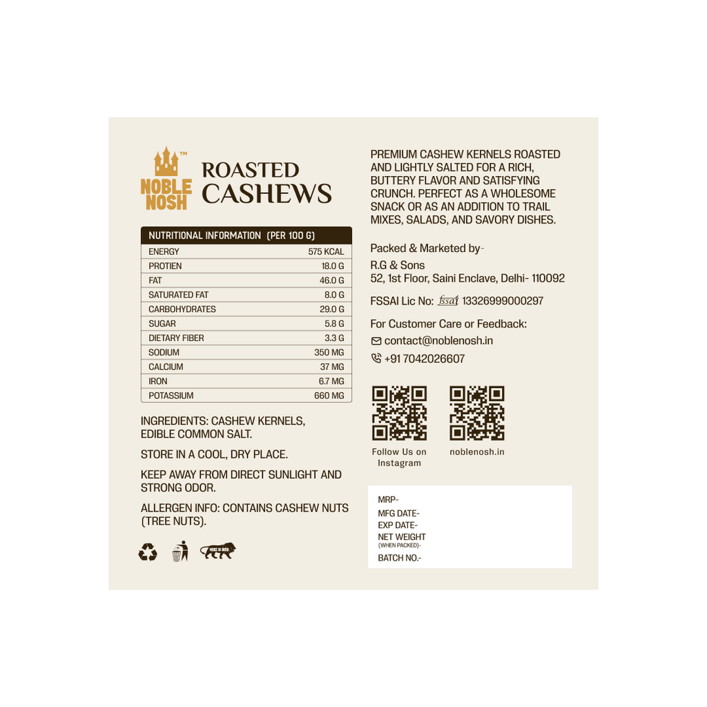 Roasted Cashews