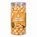 Noble Nosh Cheesy Makhana 75 g — jar on white background