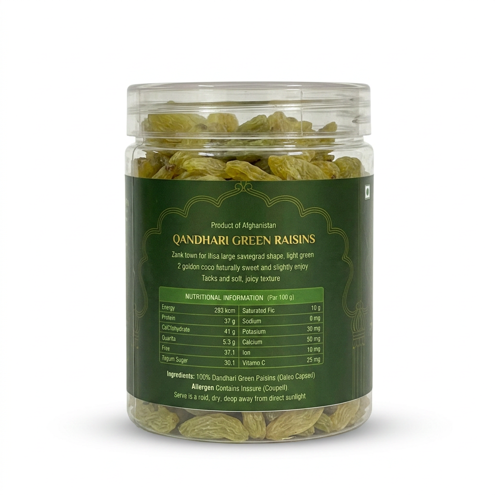 Qandhari Green Raisins