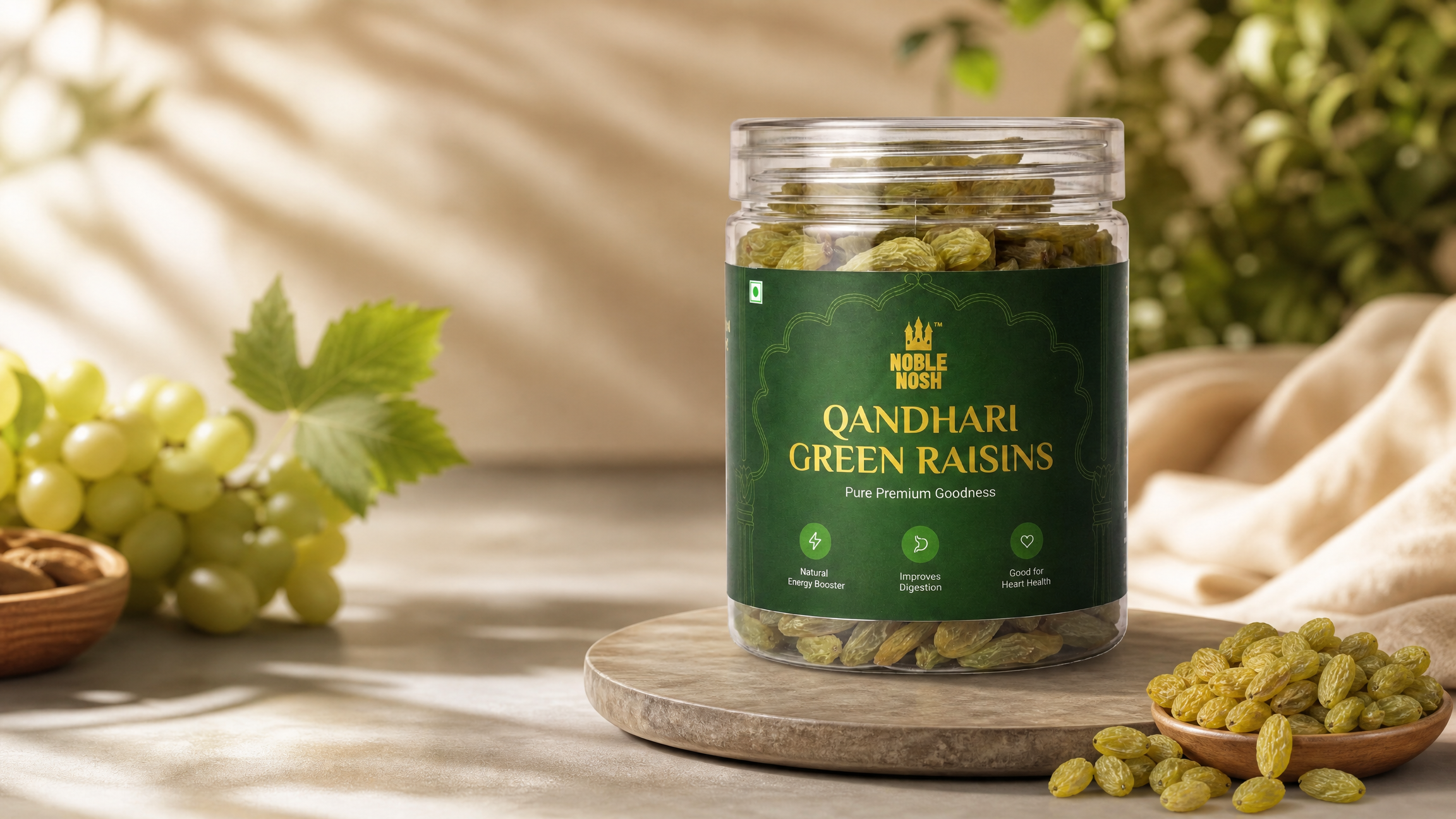 Qandhari Green Raisins