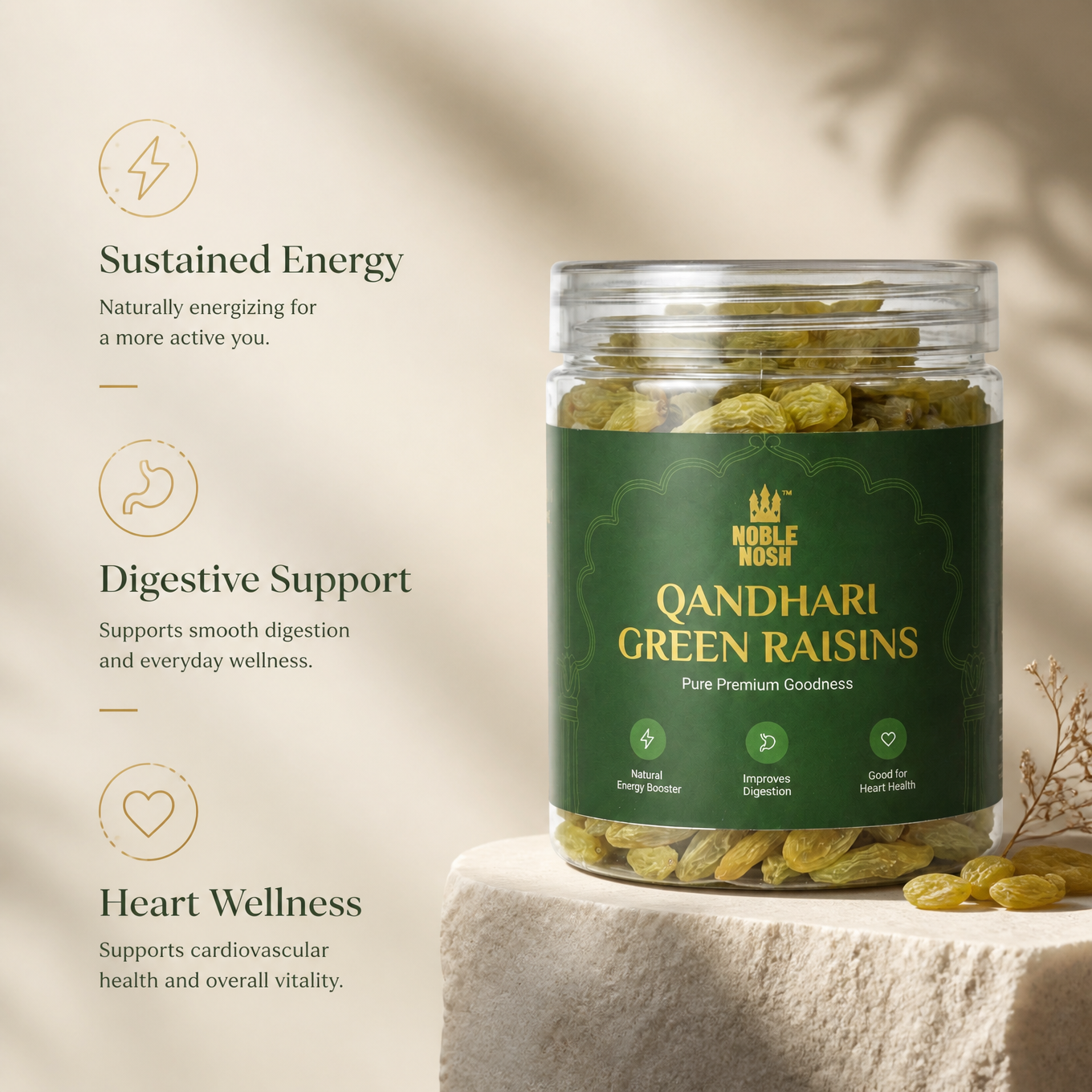 Qandhari Green Raisins